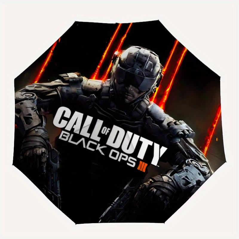 

1pc Call of Duty Auto Cute Umbrella Durable Iron Frame & Plastic Handle, Gift for Men & Women,Best Gift, Playful Design y250826117