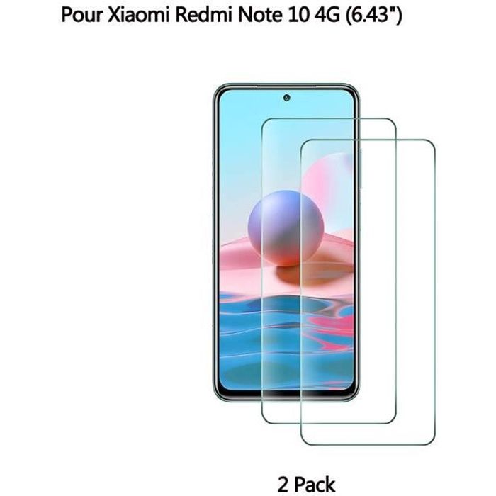 Displayschutz - Xiaomi - Redmi Note 10 - 9H gehärtetes Glas - Kratzfest - Einfache Installation