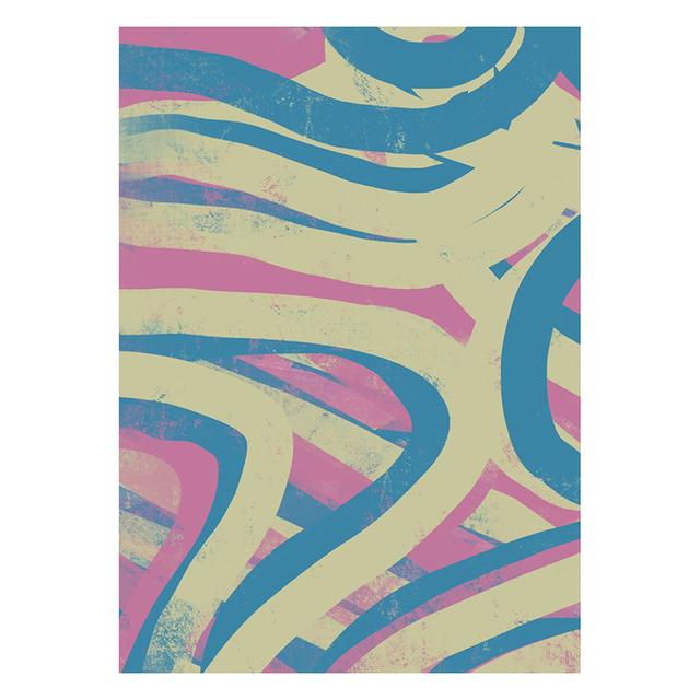 

Абстрактное искусство Плакат Розовая волна Ветка Картины на холсте Печать в скандинавском стиле Настенная картина для декора гостиной Украшение дома Без рамки 21*30cm No Frame