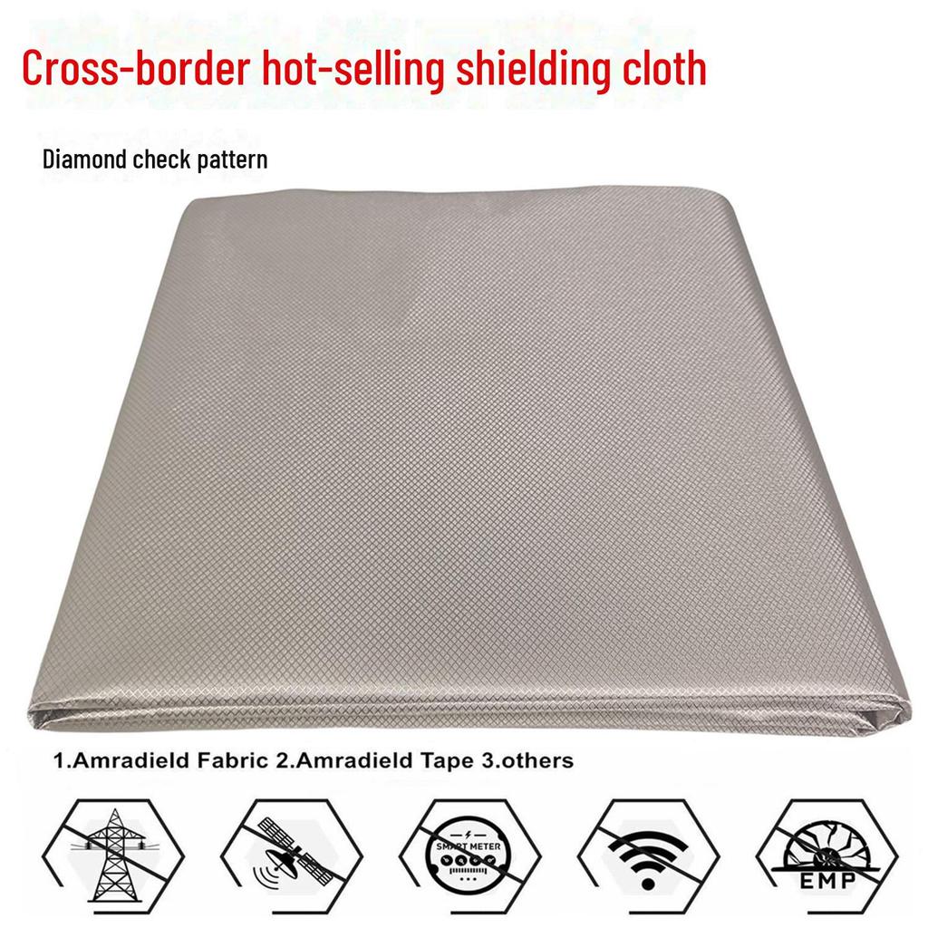 "Diamond Grid RFID & GPS Shielding Fabric Anti-Theft & Anti-Demagnetization"