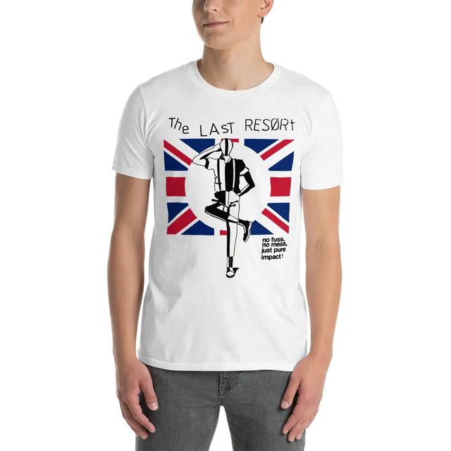 Camiseta The Last Resort Com Ilustracao De Silhueta De Union M