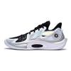 Li Ning Sonic 11 Stardust Enhanced Lateral Support Precision Grip Stability Men Basketball Shoes White Black Silver ABAT021-1