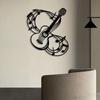 Modern Music Note Iron Wall Art Handcrafted Minimalist Decor Living Room Studio Gift