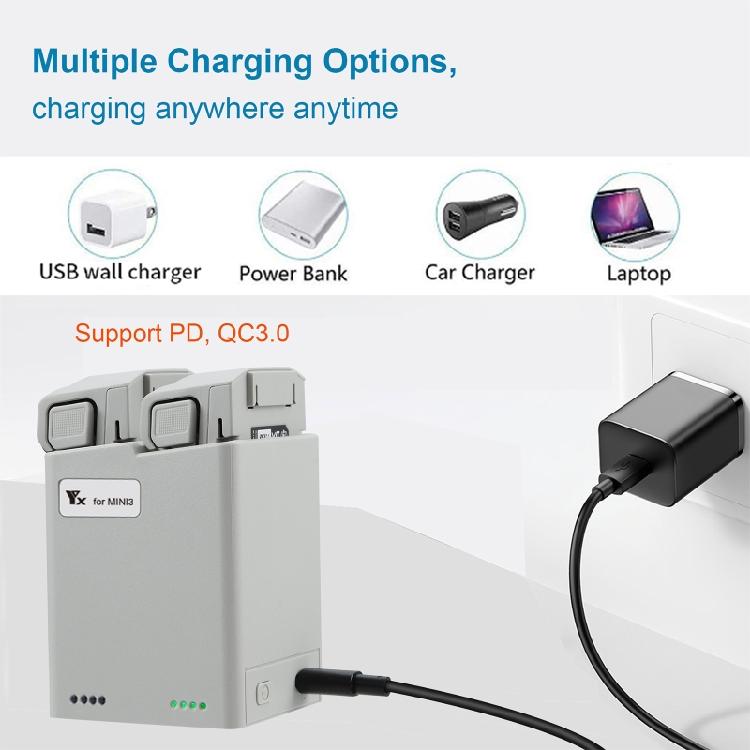3 Pro Drone Accessories Intelligent Flight Battery Two-Way Charging Hub