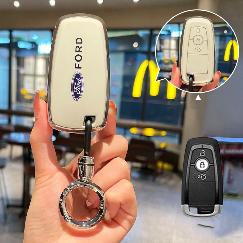 TPU Car Remote Key Case Keyless Shell Ford Fusion Mustang Explorer F150 F250 F350 EcoSport Edge S-MAX Ranger Lincoln Mondeo