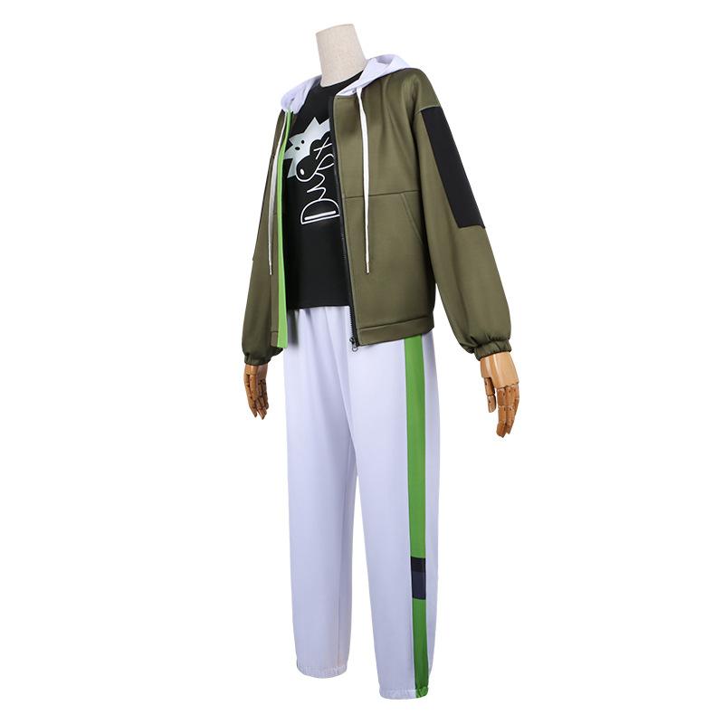 Luo Xiaohei wartime cos suit, two-dimensional animation suit Luo Xiaohei tooling hooded suit cosplay performance suit