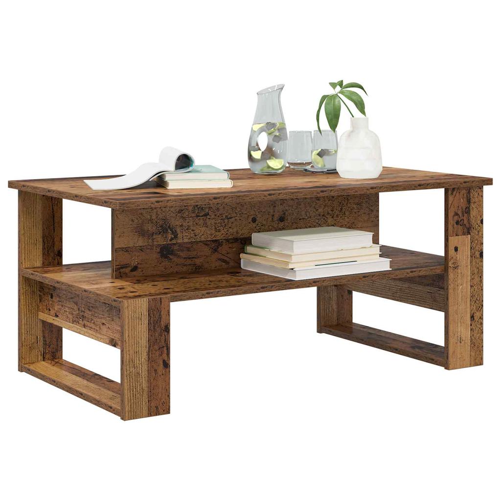 Coffee Table Reclaimed Wood Look 90 x 50 x 40 cm Engineered Wood
