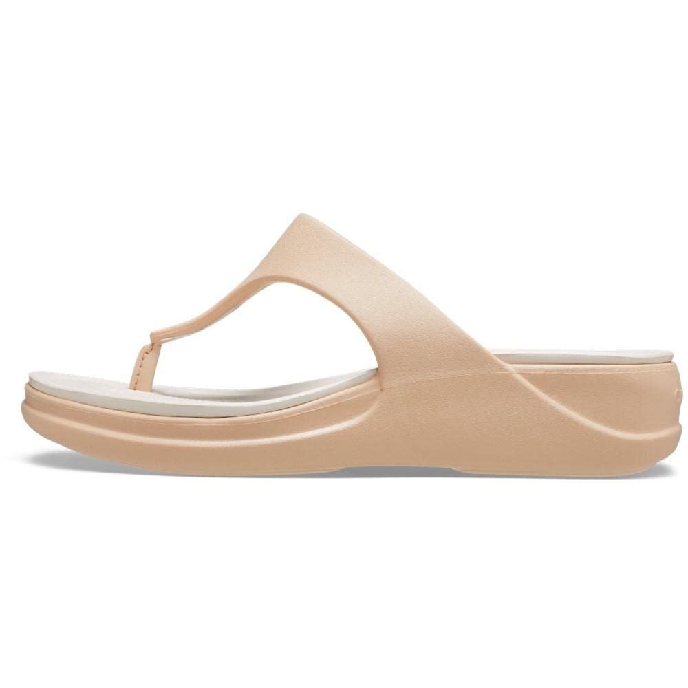 Crocs Crocs Monterey Wedge Flip Chai 22cm Women's Sandals, 2.0