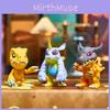 Kleine digitale Monster-Actionfigur Agumon Digimon Dinosaurier Dekoration für Auto