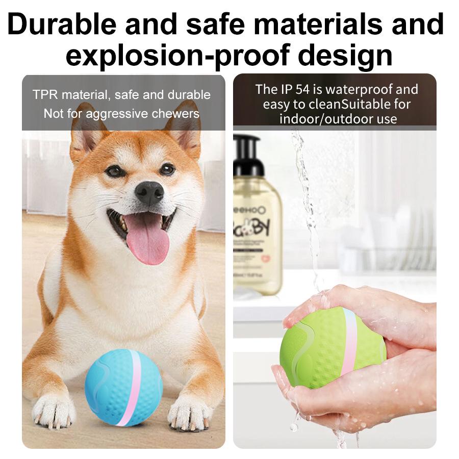 Electric Luminous Pet Toy: Bite-Resistant, Smart Teasing Ball for Dogs and Cats