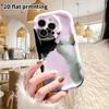 Phone Case: 2D Flat Design Suitable for iPhone 18, 17, 16, 15, 14, 13 Pro Film Protective Case, Couple Style, Black and White Cats, Christmas and Hall