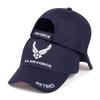 Usa Air Force Baseball Cap With Embroidered Brim For Outdoor Sun Protection