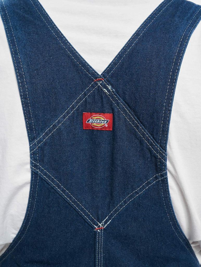 Dickies DB100 Duck 32W x Rinsed Indigo Blue Overalls, 30L,