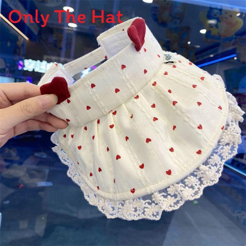 Baby Girl Sunscreen Sun Hat With Wide Brim For Summer Outdoor Protection