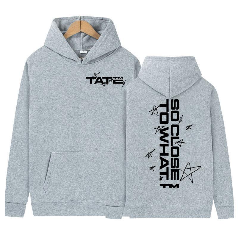 Tate McRae So Close To What Tour Nowe Nadruki Bluzy Hip Hop punk gotycki Pulower Bluza Unisex High Street moda Codzienna z Kapturem