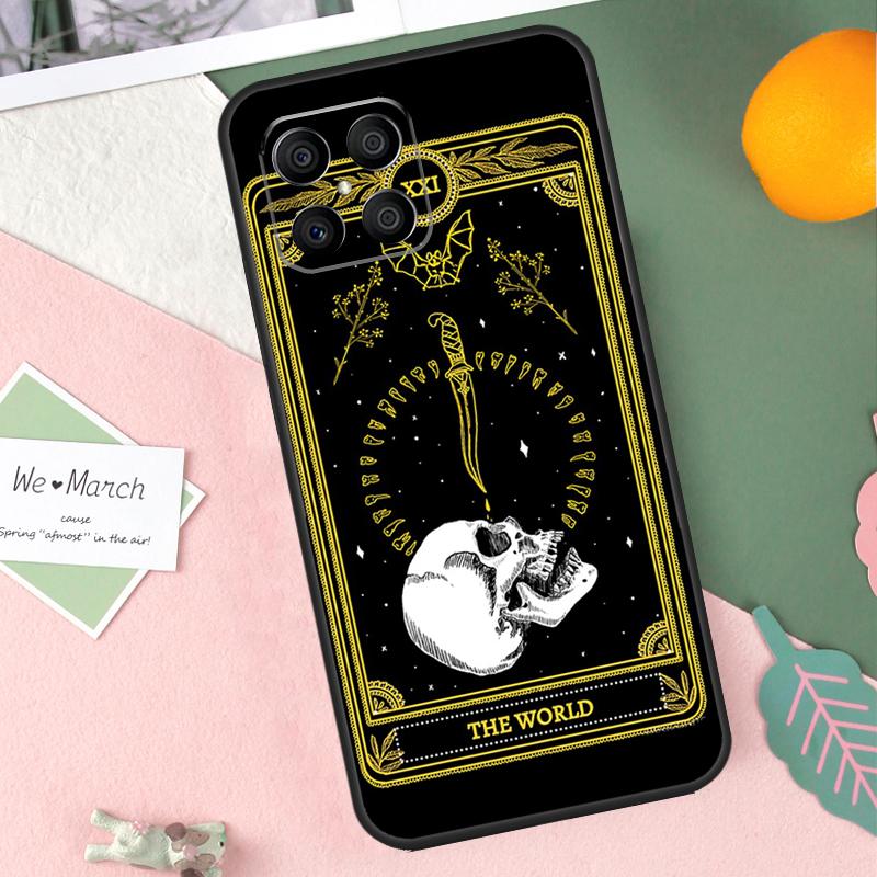 Death Tarot Case For Honor X9b X8b X9a X8a X8 X9 X9c 50 70 90 Lite Honor 200 Pro Magic 7 5 6 Lite Cover