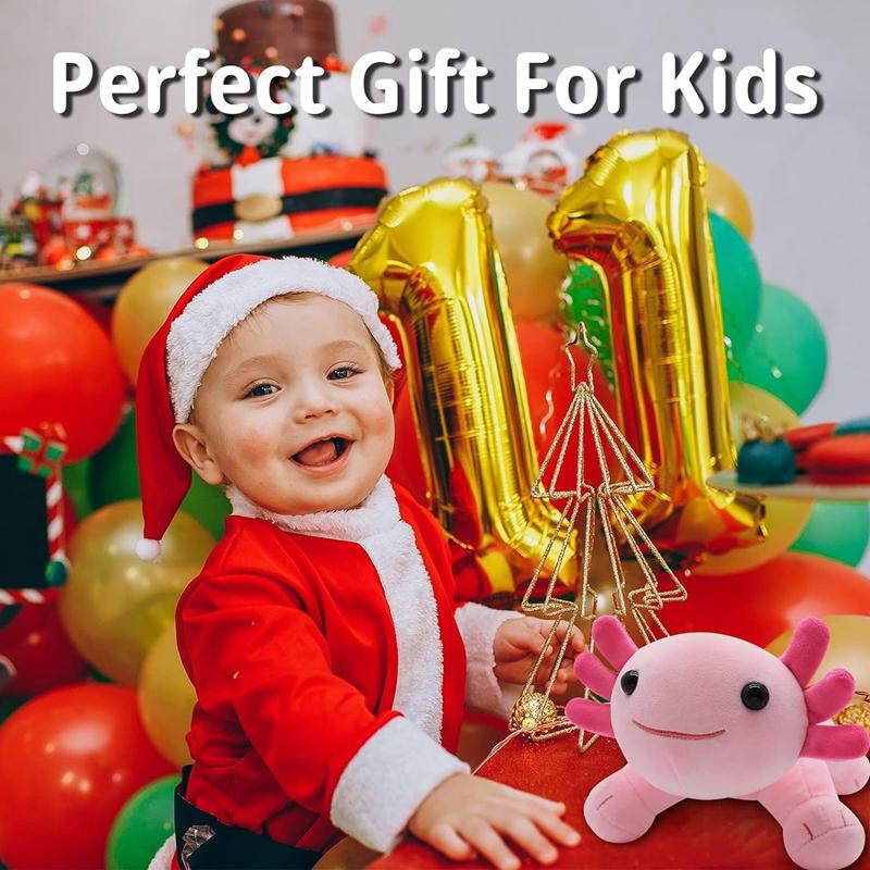 22cm Kawaii Axolotl Plush Toy Soft Cute Axolotl Stuffed Animal Plushies Pillow Doll for Kids Birthdays Christmas Gift