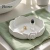 Modern Home Accessory Tray 3D Printed Rose Jewelry Tray, Decorative Trinket Dish for Rings Earrings Unique Decor and Aromatherapy, Elegant Desktop
