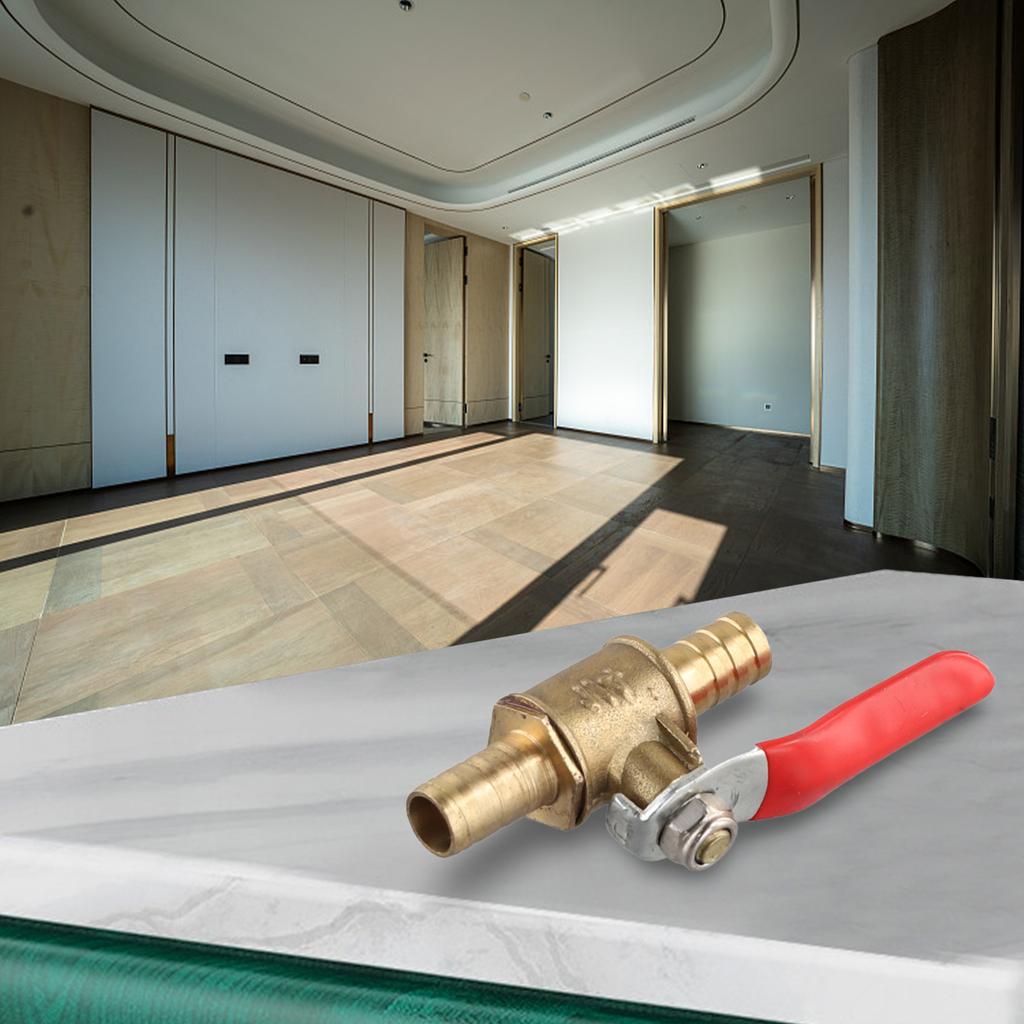 Plastic High Quality Brass Durable Ball Valve 6/8/10/12mm Ball Valve High Quality Hose Barb Shut-off Ball Valve