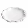Ceramic Stone Pattern Dinner Plate Irregular Shape Dessert Dish Simple Meal Plate  Restaurants
