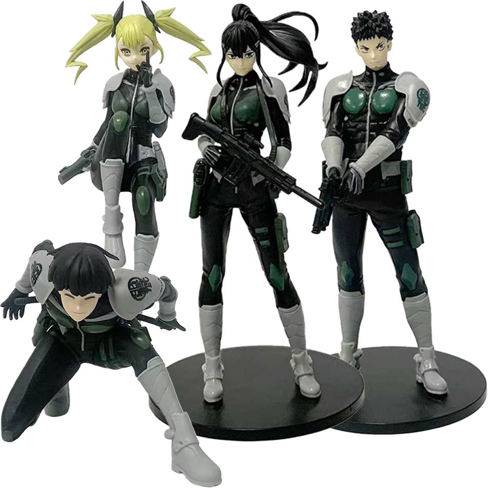 8-19Cm In Stock Amine Kaiju No. 8 Figure Kafka Hibino Mina Ashiro Skeleton Creative Pvc Model Toys Kids Action Statue Doll Gifts