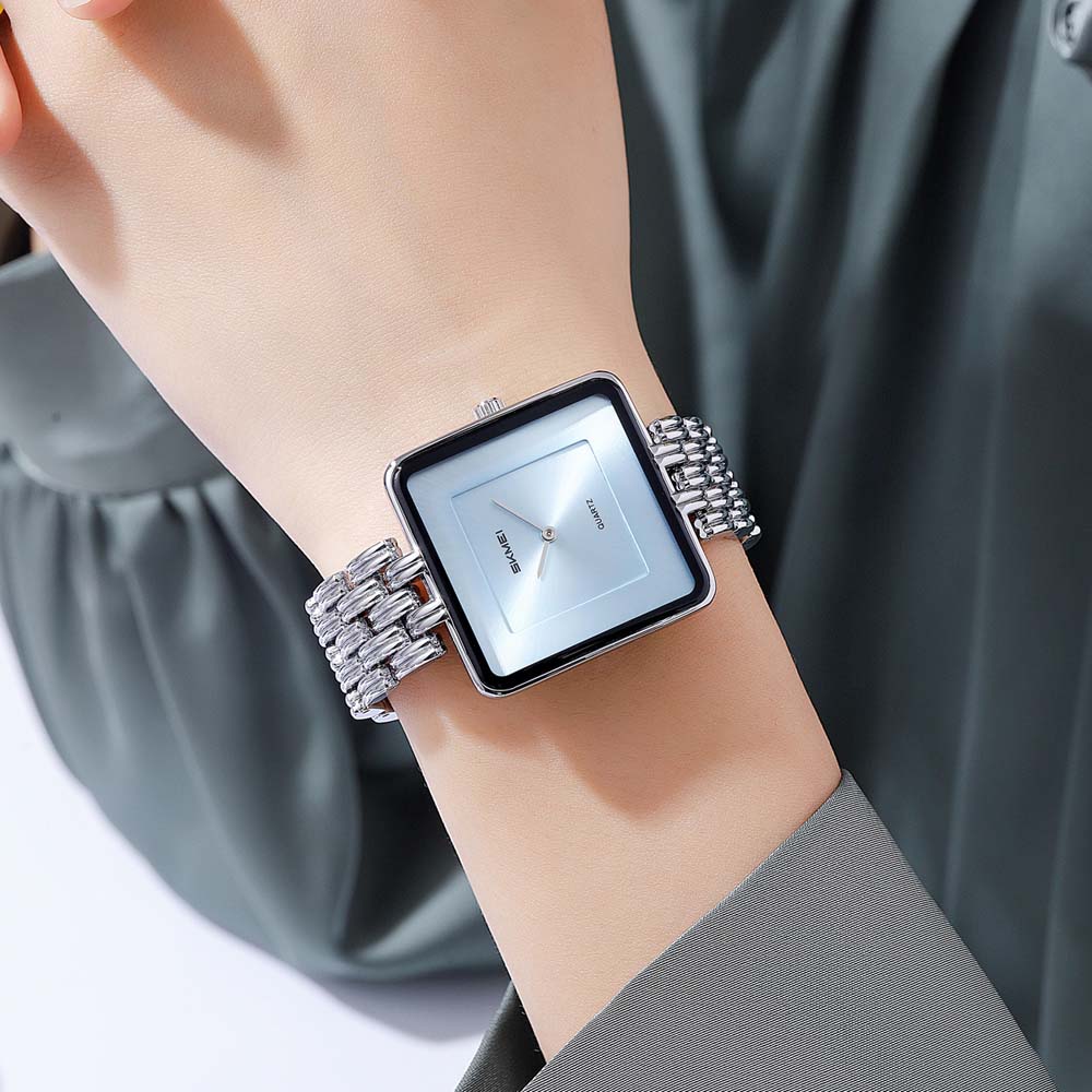 SKMEI Women's Watches Middle Eastern-Style Watches Minimalist Water-Resistant Square Women's Fashion Quartz Watches