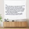Macide Funny Boutique Tapestry Jersey Shore Letter To Sammi Wall Hanging Jersey Shore Party Decorations for Living Room Bedroom Dorm Home Decor (59.1