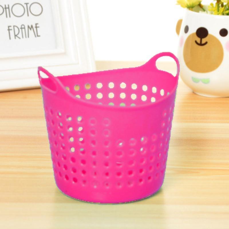 Desktop Organizer Mini Casual Portable Hoop Mesh Organizer Basket Sundries Organizer Pen Holder Organizer Basket