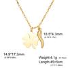 Four Leaf Clover Pepper Necklace for Women Leaves Choker Stainless Steel Pendant Trend Fashion Jewelry Charm Birthday Gifts 2026