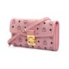 MCM Tracy Logo Chain Shoulder Bag Women Shoulder Bag Pink MYLDSXT01PZ001