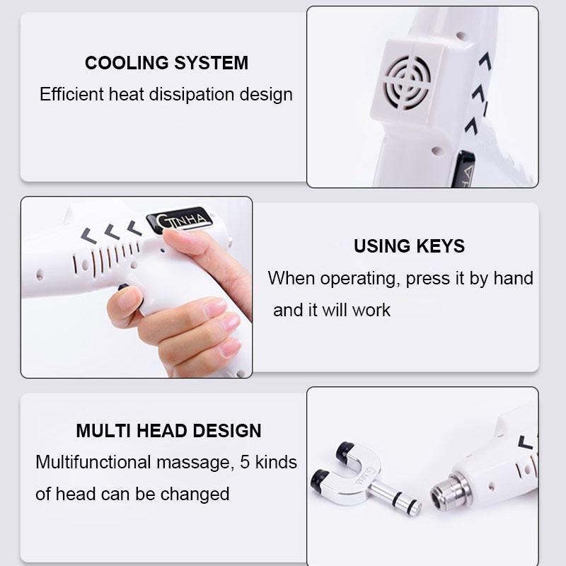 Spine Chiropractic 750N Chiropractic Adjusting Instrument /Impulse adjuster Electric Correction Gun Activator Cervical Massager