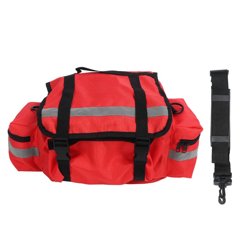 Large Capacity First Responder Bag Reflective Striping Fire Gear Bag Durable Emergency Bag Hiking