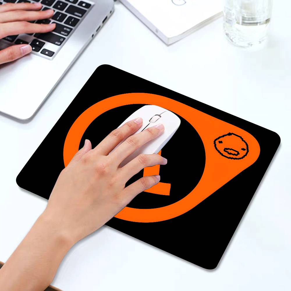 Game Half-Life Mousepad Small LockEdge Mouse Pad For Gamers Computer Desk Pad Rectangular Anti-slip Rubber