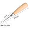 Round Hole Solid Wood Awl, Handmade DIY Leather Awl with Sheath, Sewing Tool for Crafting and Leatherworking