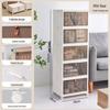 Collapsible Shoe Storage Box and Display Cabinet