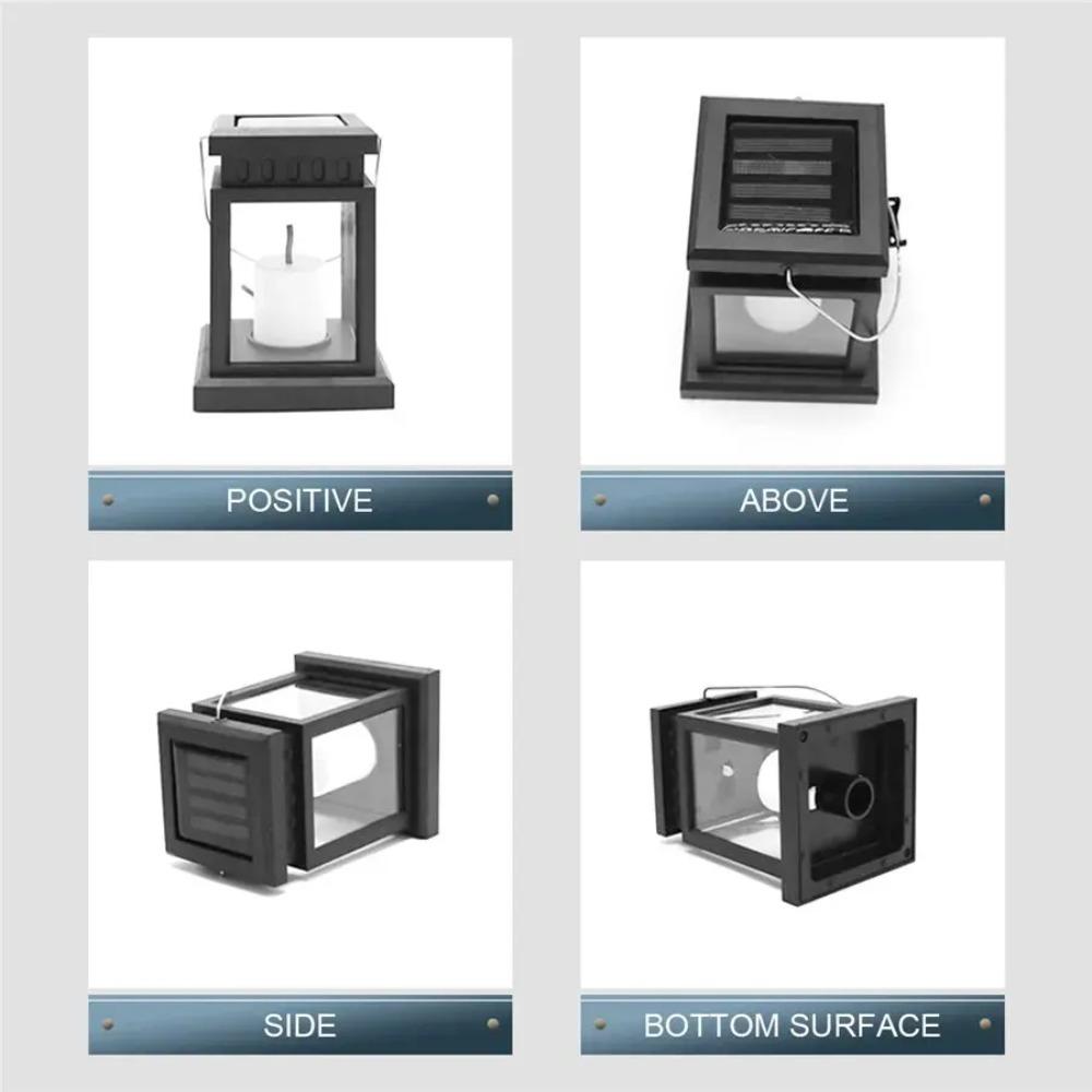 Solar Garden Lights Outdoor Decorative Ground Insert Lantern Warm Atmosphere Solar Powered Landscape Lamp for Yard Patio Christmas Holiday Decoration