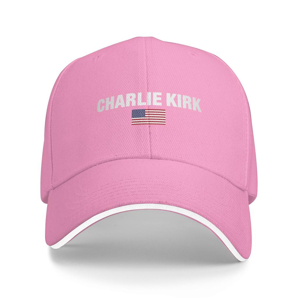 Never Forget Charlie Kirk Hero US Flag Custom Baseball Caps Women  Printing Male Beach Sunscreen Hat Snapback Cap