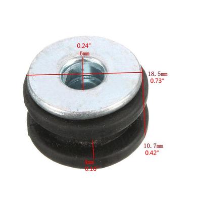 10Pcs Motorrad Gummi Ösen Bolzen Kit Druckentlastung Kissen Kit Ersatz Zubehör