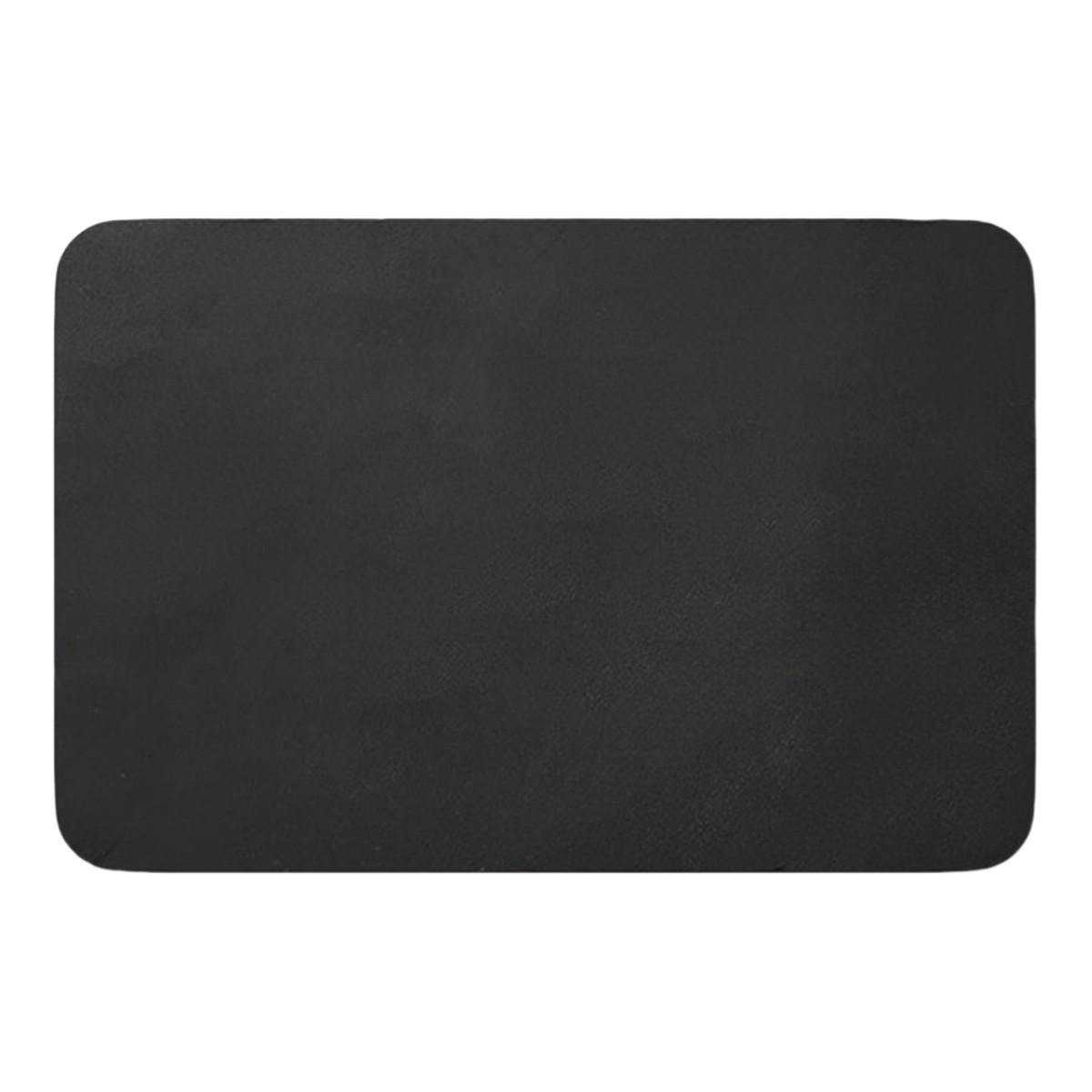 Thin Design Non Slip Diatomite Bath Mat Quick Drying for Bathroom 60x40CM чёрный