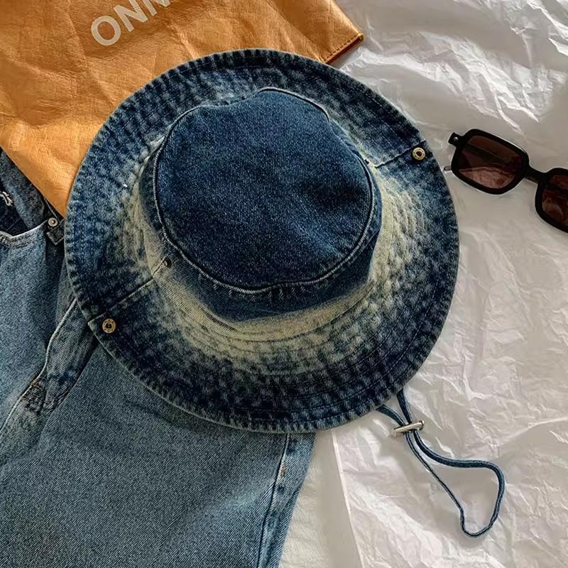 

Универсальная выстиранная ковбойская шляпа весна и осень новая повседневная шляпа детская шляпа, подчеркивающая лицо, маленькая шляпа-ведро, шляпа для альпинизма на открытом воздухе, тренд One Size