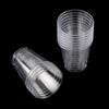 30/50 Pcs Round Reusable Plastic Shot Glasses Dessert Cups Disposable Glass Drinks Transparent Cupcake Pudding Boxes Cake DIY