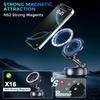 2025 upgrade Strong Magnetic Car Phone Holder Foldable Design 360° Adjustable Vacuum Mount for Car/Desk/Bathroom/Universal Use