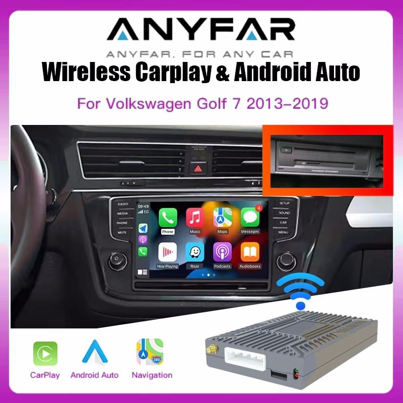 ANYFAR Wireless Carplay Android Auto For Volkswagen Golf 7 With MIBI System Multimedia Accessory Supported Cameras