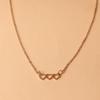 2025 New Fashion Korean Style Jewelry Necklace Pendant & Ring - Multiple Versatile Styles: Flower & Butterfly Design
