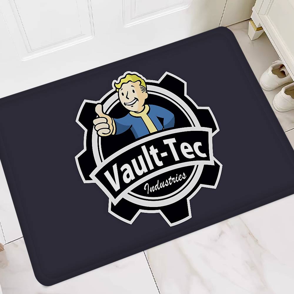 Game Vault Tec F-Fallout Mata do pokoju Antypoślizgowa Chłonąca wodę Długi pas Poduszka Mata do sypialni Dywany domowe