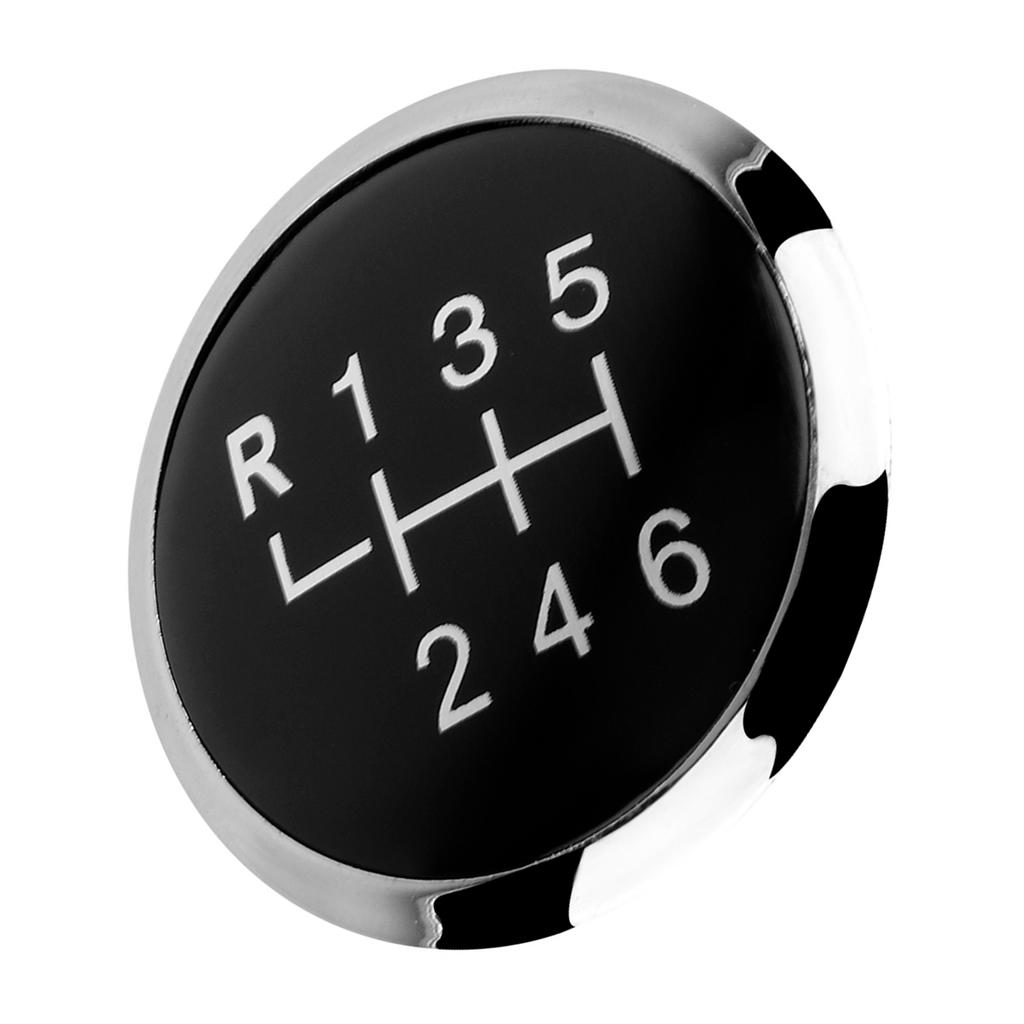 Car 6 Speed Gear Shift Knob Stick Cover Emblem Badge Cap Trim for T5 T5.1 Gp 2003 2011