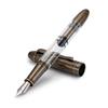 Asvine P30 Kolben Messing Füllfederhalter Torpedoform Metall und Acryl EF/F/M/Stub Feder Vintage Retro Schreib Büro Schulstift