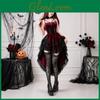 Gotisches Halloween-Kleid für Damen mit Vampir-Thema Polyester-Kostüm für Bühnenauftritte