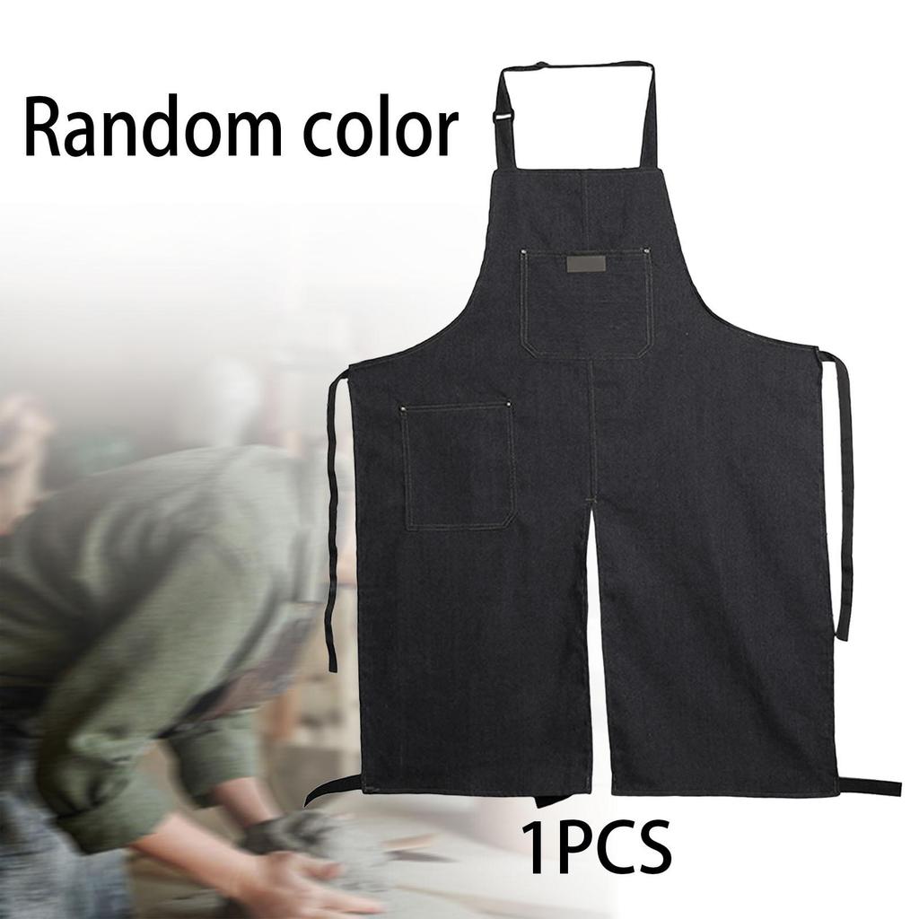 Split Leg Pottery Apron Hanging Neck Comfortable Multifunctional Portable Mens and Womens for
