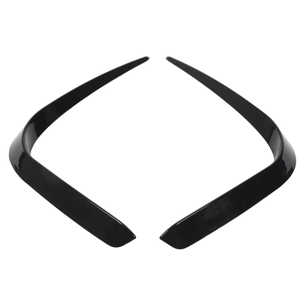 1 Pair Front Bumper Spoiler Bright Black Left Right Splitter Trim Fit For X5 G05 M Sport 2019 To